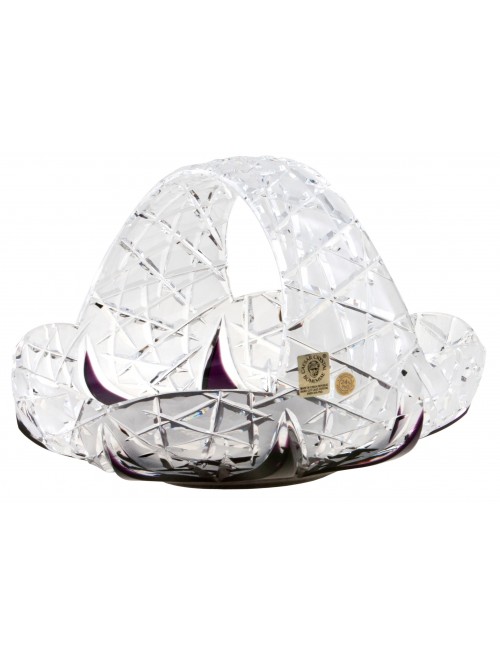 Koš Flowerbud, barva fialová, průměr 230 mm